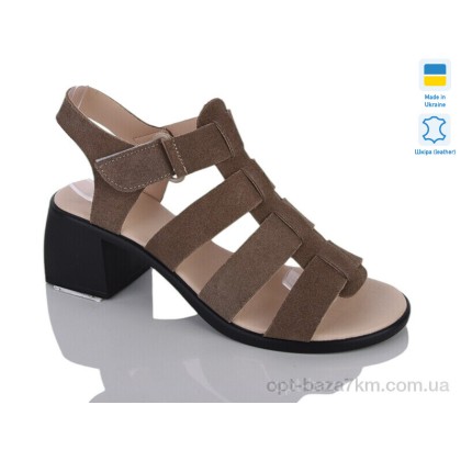 Босоножки женские "Sali" 157 корич.з., (р.р. 37-41), Украина, от 6 шт.