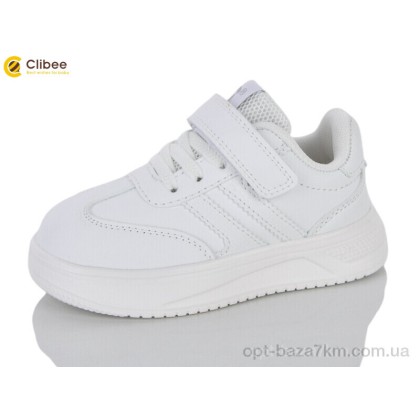 Кроссовки детские "Clibee-Apawwa" EB776-1 white, (р.р. 26-31), Китай, от 6 шт. Кроссовки детские "Clibee-Apawwa" EB776-1 white, (р.р. 26-31), Китай, от 6 шт.