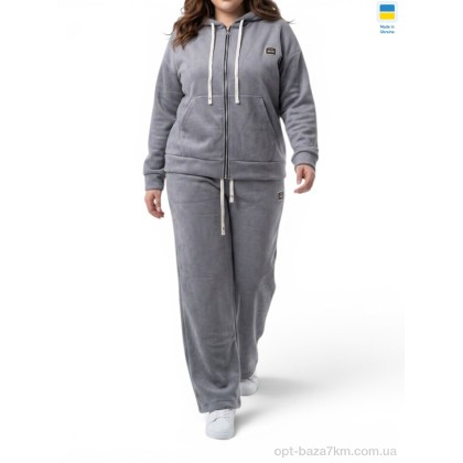 Спортивний костюм жіночий "Sport style" 06 сірий, (р.р. 44-52), Україна, від 5 шт.