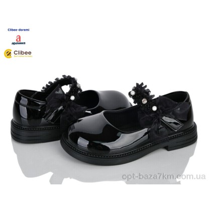 Туфлі дитячі "Clibee-Doremi" DB812 black, (р.р. 26-30), Китай, від 6 шт. Туфлі дитячі "Clibee-Doremi" DB812 black, (р.р. 26-30), Китай, від 6 шт.