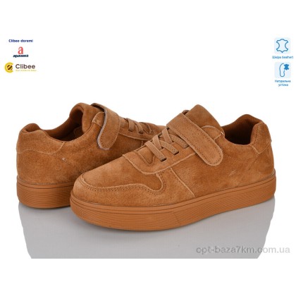 Кроссовки детские "Clibee-Doremi" R149-2 brown, (р.р. 32-37), Китай, от 6 шт. Кроссовки детские "Clibee-Doremi" R149-2 brown, (р.р. 32-37), Китай, от 6 шт.
