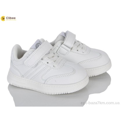 Кроссовки детские "Clibee" EA785-1 white, (р.р. 21-26), Китай, от 6 шт. Кроссовки детские "Clibee" EA785-1 white, (р.р. 21-26), Китай, от 6 шт.