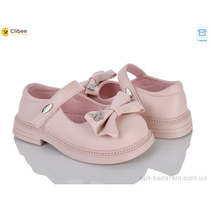 Туфлі дитячі "Clibee" DB817-4 pink, (р.р. 26-31), Китай, від 6 шт.