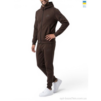 Спортивний костюм чоловічий "Sport style" 011NI шоколад, (р.р. M-3XL), Україна, від 5 шт.