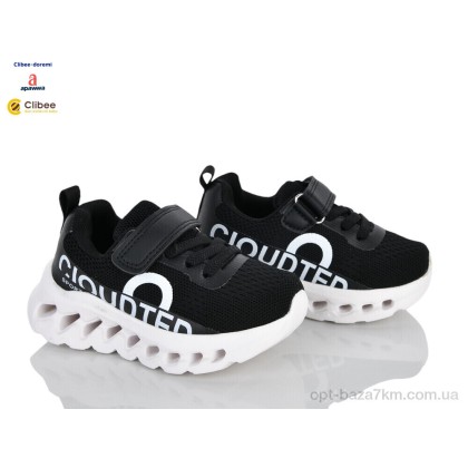Кроссовки детские "Clibee-Doremi" LB3300 black-white, (р.р. 25-30), Китай, от 6 шт. Кроссовки детские "Clibee-Doremi" LB3300 black-white, (р.р. 25-30), Китай, от 6 шт.