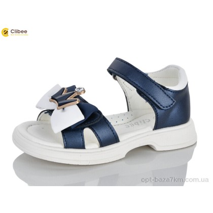 Босоножки детские "Clibee-Apawwa" AB334 d.blue-white, (р.р. 26-31), Китай, от 5 шт. Босоножки детские "Clibee-Apawwa" AB334 d.blue-white, (р.р. 26-31), Китай, от 5 шт.