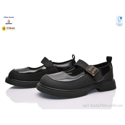 Туфлі дитячі "Clibee-Doremi" ABC546 black, (р.р. 26-31), Китай, від 8 шт. Туфлі дитячі "Clibee-Doremi" ABC546 black, (р.р. 26-31), Китай, від 8 шт.