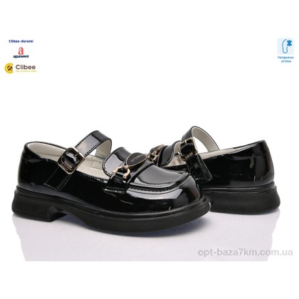 Туфлі дитячі "Clibee-Doremi" ABC3683 black, (р.р. 29-36), Китай, від 8 шт. Туфлі дитячі "Clibee-Doremi" ABC3683 black, (р.р. 29-36), Китай, від 8 шт.
