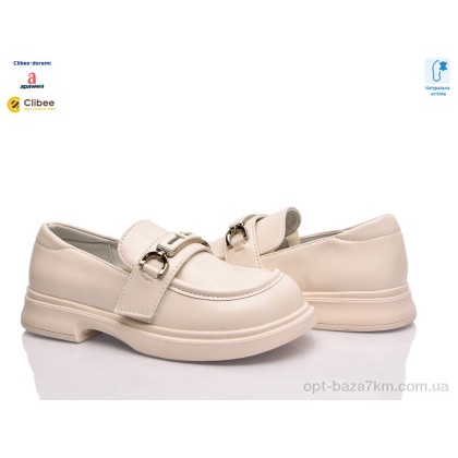Туфлі дитячі "Clibee-Doremi" ABC3663 beige, (р.р. 29-36), Китай, від 8 шт. Туфлі дитячі "Clibee-Doremi" ABC3663 beige, (р.р. 29-36), Китай, від 8 шт.