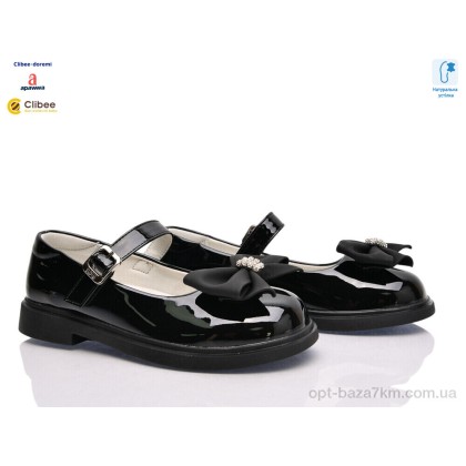 Туфлі дитячі "Clibee-Doremi" ABC0963 black, (р.р. 30-35), Китай, від 8 шт. Туфлі дитячі "Clibee-Doremi" ABC0963 black, (р.р. 30-35), Китай, від 8 шт.