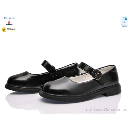 Туфлі дитячі "Clibee-Doremi" ABC3523 black, (р.р. 30-35), Китай, від 8 шт. Туфлі дитячі "Clibee-Doremi" ABC3523 black, (р.р. 30-35), Китай, від 8 шт.