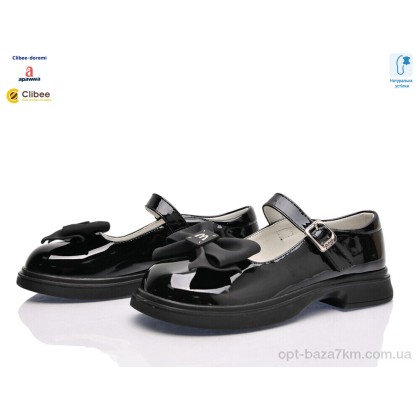Туфлі дитячі "Clibee-Doremi" ABC5705 black, (р.р. 31-36), Китай, від 8 шт. Туфлі дитячі "Clibee-Doremi" ABC5705 black, (р.р. 31-36), Китай, від 8 шт.