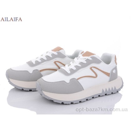 Кроссовки женские "Ailaifa" DD05 white-grey, (р.р. 36-41), Китай, от 8 шт. Кроссовки женские "Ailaifa" DD05 white-grey, (р.р. 36-41), Китай, от 8 шт.