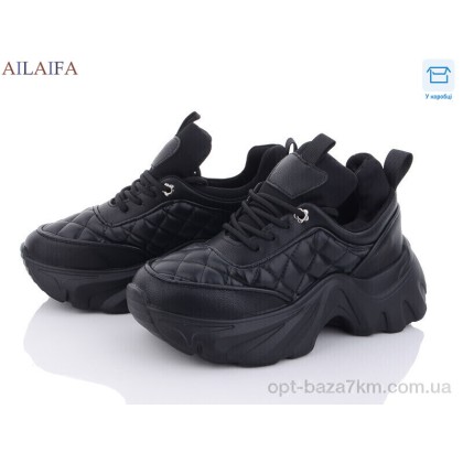 Кроссовки женские "Ailaifa" K8010 black, (р.р. 36-41), Китай, от 6 шт. Кроссовки женские "Ailaifa" K8010 black, (р.р. 36-41), Китай, от 6 шт.