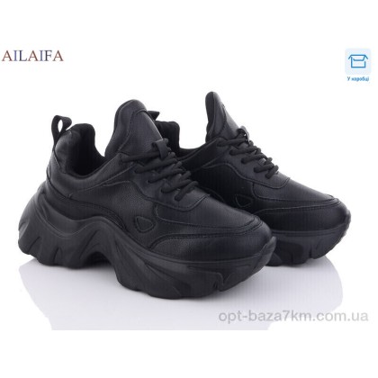 Кроссовки женские "Ailaifa" K8011 black, (р.р. 36-41), Китай, от 6 шт. Кроссовки женские "Ailaifa" K8011 black, (р.р. 36-41), Китай, от 6 шт.
