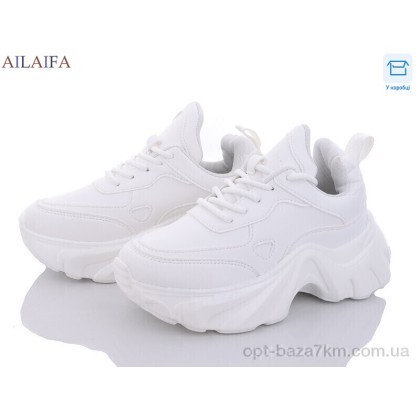Кроссовки женские "Ailaifa" K8011 white, (р.р. 36-41), Китай, от 6 шт. Кроссовки женские "Ailaifa" K8011 white, (р.р. 36-41), Китай, от 6 шт.