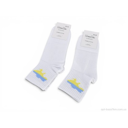 Жіночі шкарпетки "ГС Шкарпетки" N121 white, (р.р. 36-40), Туреччина, від 12 шт. Жіночі шкарпетки "ГС Шкарпетки" N121 white, (р.р. 36-40), Туреччина, від 12 шт.