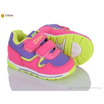 Кроссовки детские "Clibee" F655 peach-yellow, (р.р. 19-24), Китай, от 6 шт. Кроссовки детские "Clibee" F655 peach-yellow, (р.р. 19-24), Китай, от 6 шт.