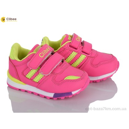Кроссовки детские "Clibee" F627 peach-l.yellow, (р.р. 21-26), Китай, от 6 шт. Кроссовки детские "Clibee" F627 peach-l.yellow, (р.р. 21-26), Китай, от 6 шт.