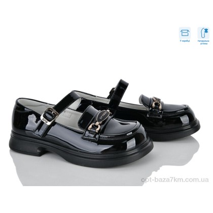 Туфлі дитячі "Clibee-ShoSho" ABC3683P black, (р.р. 32-37), Китай, від 6 шт. Туфлі дитячі "Clibee-ShoSho" ABC3683P black, (р.р. 32-37), Китай, від 6 шт.