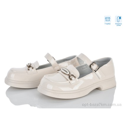 Туфлі дитячі "Clibee-ShoSho" ABC3683P beige, (р.р. 32-37), Китай, від 6 шт. Туфлі дитячі "Clibee-ShoSho" ABC3683P beige, (р.р. 32-37), Китай, від 6 шт.