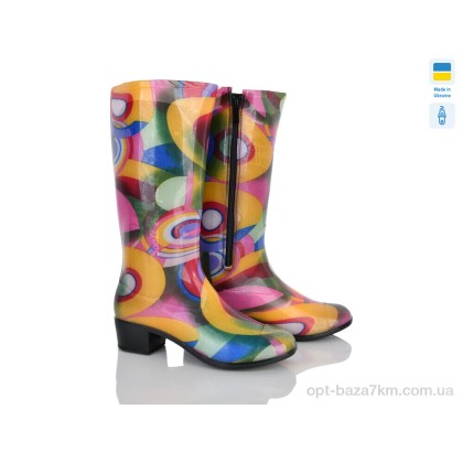 Резиновая обувь женская "Makers Shoes" D010, (р.р. 36-41), Украина, от 6 шт.