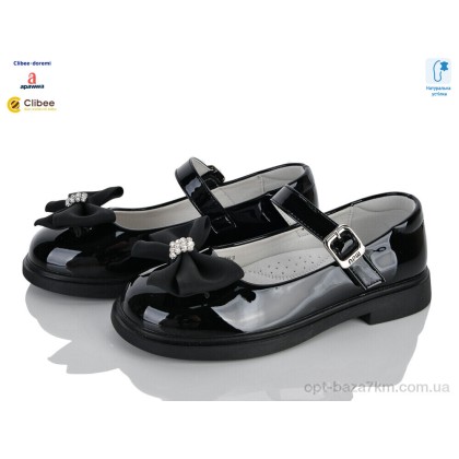Туфлі дитячі "Clibee-Doremi" ABC0963-1 black, (р.р. 30-35), Китай, від 8 шт. Туфлі дитячі "Clibee-Doremi" ABC0963-1 black, (р.р. 30-35), Китай, від 8 шт.