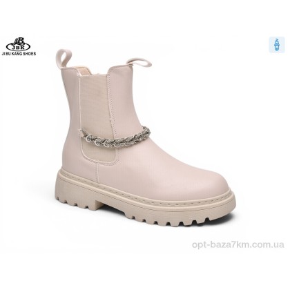 Ботинки женские "Jibukang" 0025-020 beige, (р.р. 36-41), Китай, от 6 шт.