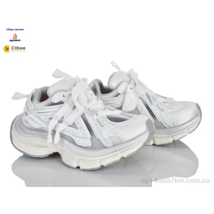 Кроссовки детские "Clibee-Doremi" A6211 white-grey, (р.р. 31-37), Китай, от 7 шт. Кроссовки детские "Clibee-Doremi" A6211 white-grey, (р.р. 31-37), Китай, от 7 шт.