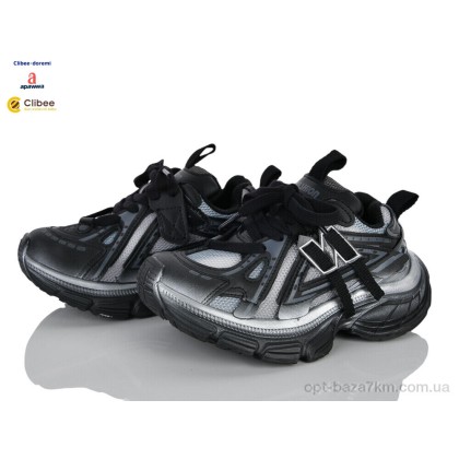 Кроссовки детские "Clibee-Doremi" A6211 black, (р.р. 31-37), Китай, от 7 шт. Кроссовки детские "Clibee-Doremi" A6211 black, (р.р. 31-37), Китай, от 7 шт.