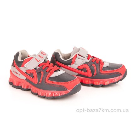 Кроссовки детские "Veer-Demax 2" D8066-1 navy-grey-red, (р.р. 28-35), Китай, от 8 шт.