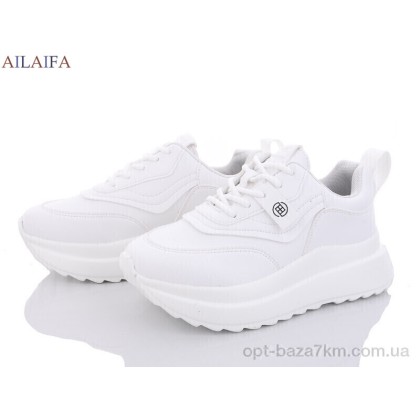 Кроссовки женские "Ailaifa" F65 white піна, (р.р. 36-41), Китай, от 6 шт. Кроссовки женские "Ailaifa" F65 white піна, (р.р. 36-41), Китай, от 6 шт.