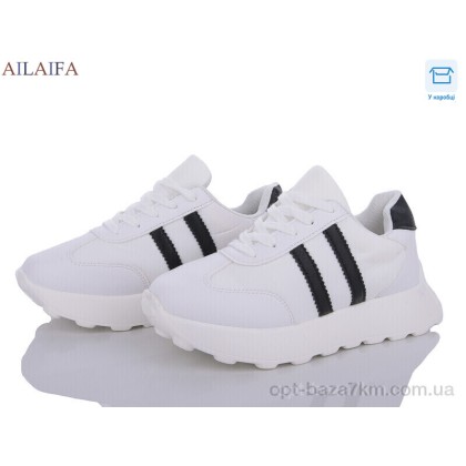 Кроссовки женские "Ailaifa" 2393 white-black піна, (р.р. 36-41), Китай, от 6 шт. Кроссовки женские "Ailaifa" 2393 white-black піна, (р.р. 36-41), Китай, от 6 шт.
