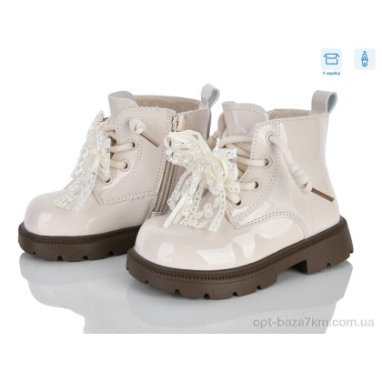 Ботинки детские "Clibee-ShoSho" ABQ1601P beige, (р.р. 22-27), Китай, от 6 шт. Ботинки детские "Clibee-ShoSho" ABQ1601P beige, (р.р. 22-27), Китай, от 6 шт.