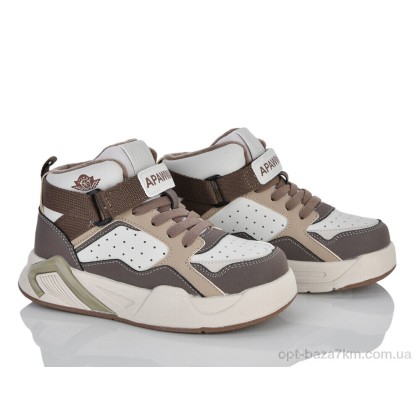 Кроссовки детские "Clibee-ShoSho" ABQ1983P-1 beige-coffee, (р.р. 32-37), Китай, от 6 шт. Кроссовки детские "Clibee-ShoSho" ABQ1983P-1 beige-coffee, (р.р. 32-37), Китай, от 6 шт.