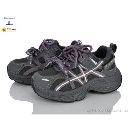 Кроссовки детские "Clibee-Doremi" ABC375-1 grey, (р.р. 31-37), Китай, от 7 шт. Кроссовки детские "Clibee-Doremi" ABC375-1 grey, (р.р. 31-37), Китай, от 7 шт.