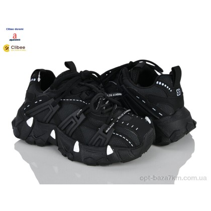Кроссовки детские "Clibee-Doremi" ABC5237-1 black, (р.р. 31-37), Китай, от 7 шт. Кроссовки детские "Clibee-Doremi" ABC5237-1 black, (р.р. 31-37), Китай, от 7 шт.