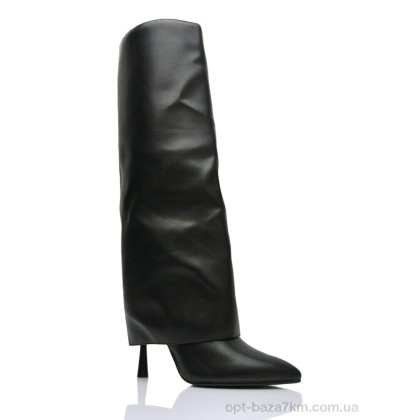 Сапоги женские "Violeta" V005-16-1 black, (р.р. 36-41), Китай, от 8 шт.