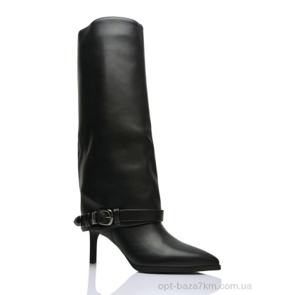 Сапоги женские "Violeta" V005-32-1 black, (р.р. 36-41), Китай, от 8 шт.