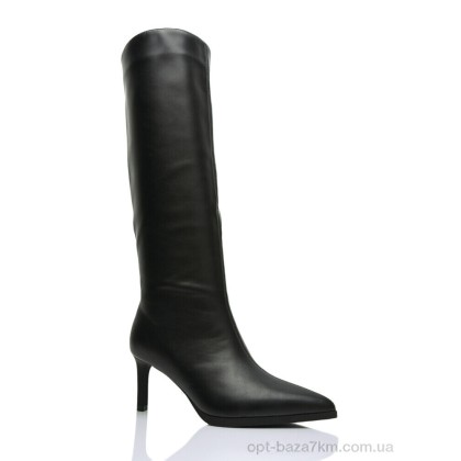 Сапоги женские "Violeta" V005-25-1 black, (р.р. 36-41), Китай, от 8 шт.