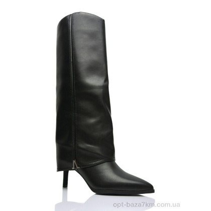 Сапоги женские "Violeta" V005-31-1 black, (р.р. 36-41), Китай, от 8 шт.