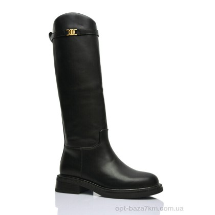 Сапоги женские "Violeta" V005-10-1 black, (р.р. 36-41), Китай, от 8 шт.
