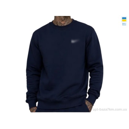 Кофта мужская "Sport style" K10NI шоколад, (р.р. M-3XL), Украина, от 5 шт.