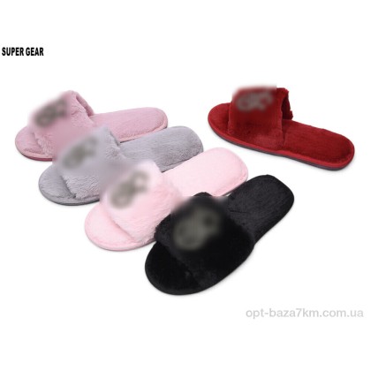 Тапки женские "Super Gear" FL009 mix, (р.р. 37-42), Китай, от 12 шт. Тапки женские "Super Gear" FL009 mix, (р.р. 37-42), Китай, от 12 шт.