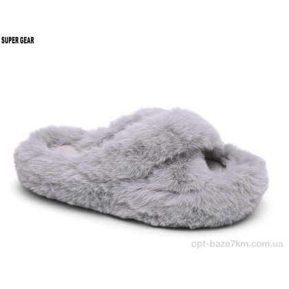 Тапки женские "Super Gear" CA05 grey, (р.р. 36-41), Китай, от 12 шт. Тапки женские "Super Gear" CA05 grey, (р.р. 36-41), Китай, от 12 шт.