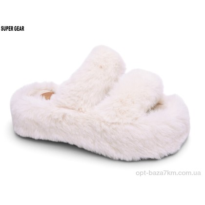 Тапки женские "Super Gear" CA08 white, (р.р. 36-40), Китай, от 8 шт. Тапки женские "Super Gear" CA08 white, (р.р. 36-40), Китай, от 8 шт.