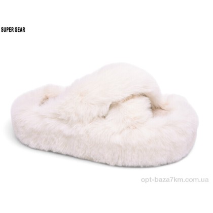 Тапки женские "Super Gear" PU009 white, (р.р. 36-40), Китай, от 8 шт. Тапки женские "Super Gear" PU009 white, (р.р. 36-40), Китай, от 8 шт.