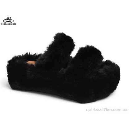 Тапки женские "Jibukang" CA08 black, (р.р. 36-40), Китай, от 8 шт. Тапки женские "Jibukang" CA08 black, (р.р. 36-40), Китай, от 8 шт.