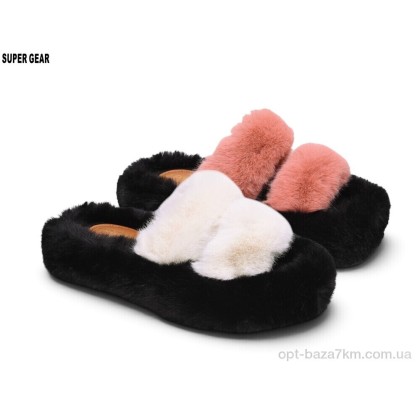 Тапки женские "Super Gear" CA323-018 white-pink mix, (р.р. 36-41), Китай, от 12 шт. Тапки женские "Super Gear" CA323-018 white-pink mix, (р.р. 36-41), Китай, от 12 шт.