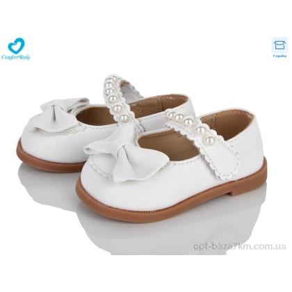 Туфли детские "Comfort-baby" 2210-1 білий, (р.р. 16-20), Китай, от 7 шт. Туфли детские "Comfort-baby" 2210-1 білий, (р.р. 16-20), Китай, от 7 шт.